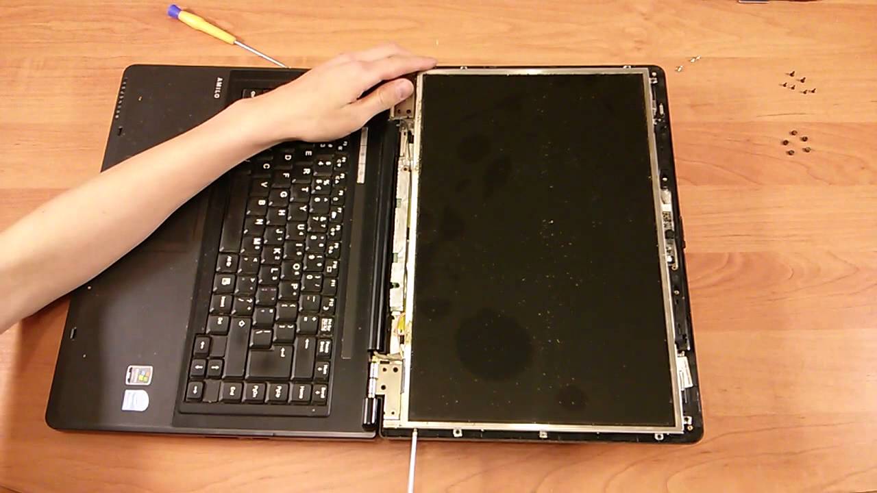 wymiana matrycy w laptopie ( exchange display )