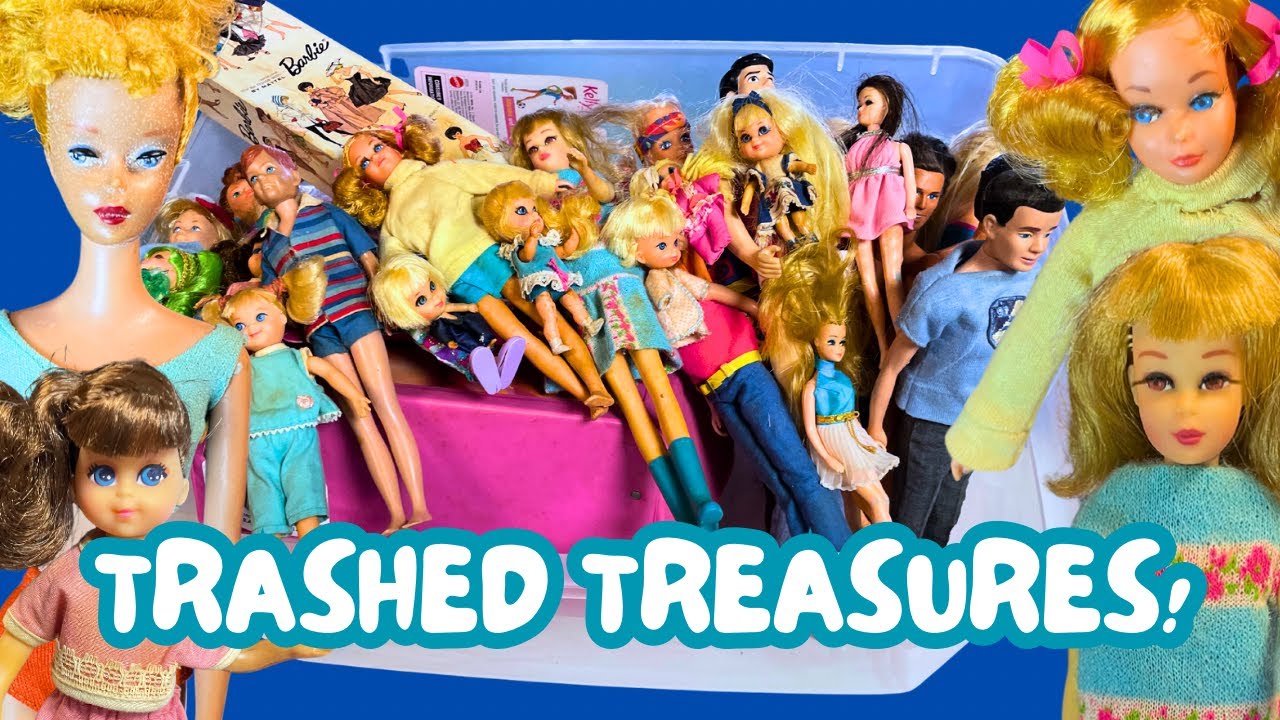 the FREE vintage Barbie mystery box haul... I can't believe it