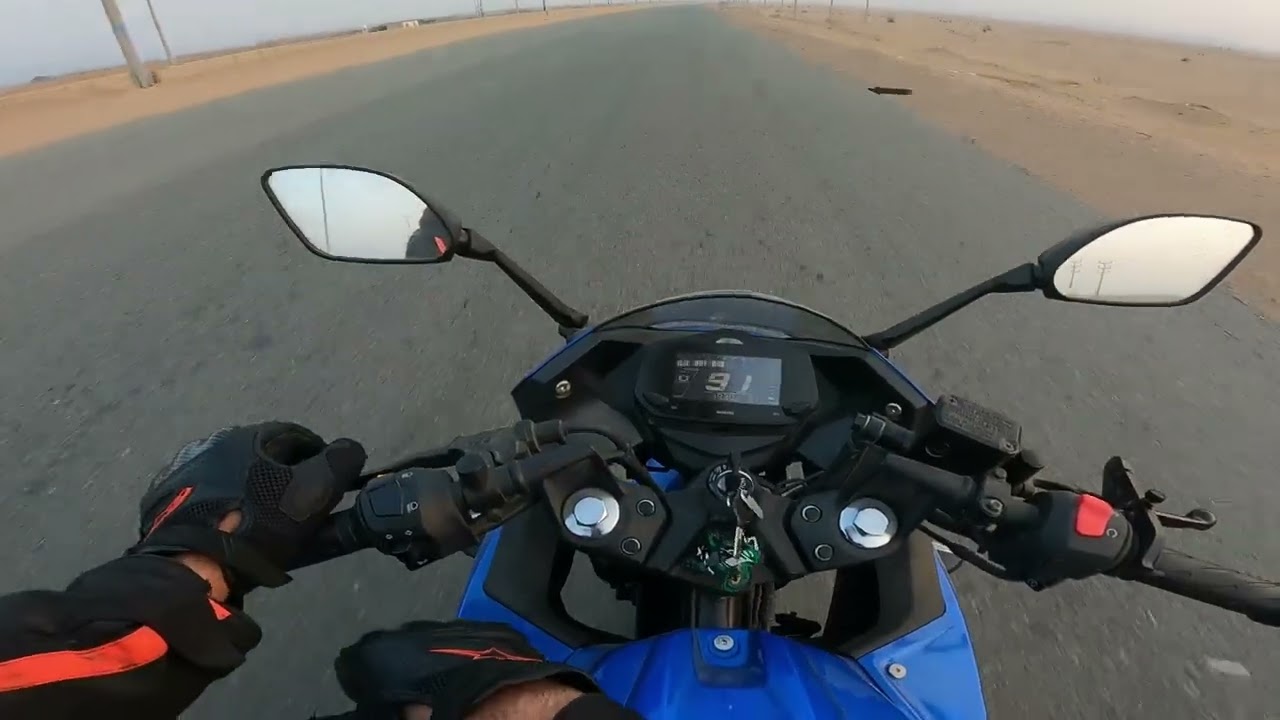 جيكسر 250 رحلة الجموم ( من فلوق تجربة تانكي البنزين)