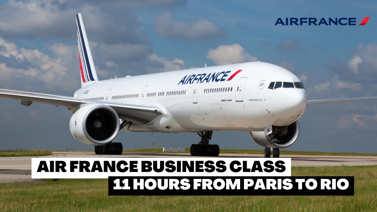 Air France Business Class | Boeing 777-300ER | 🇫🇷 CDG → 🇧🇷 GIG | Full Flight Experience [4K]