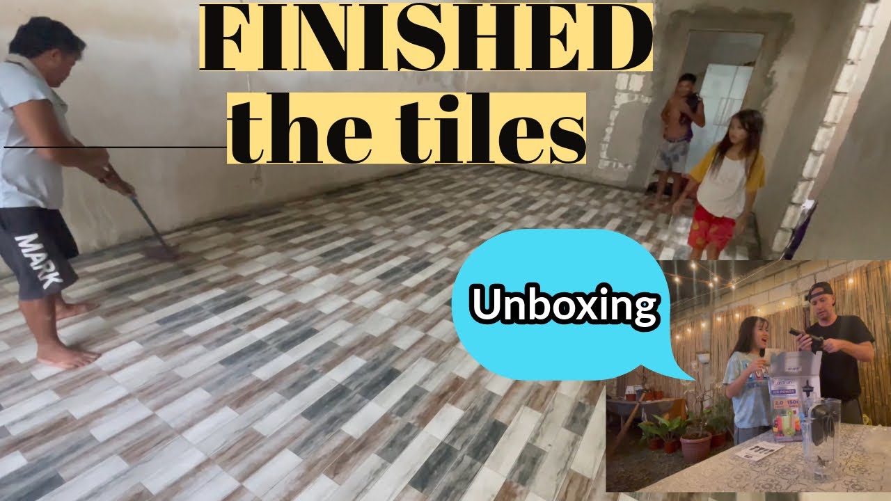 THE NEW ROOM LOOKS BEAUTIFUL! THE FIRST ROOM TILES ARE DONE!! 🤩