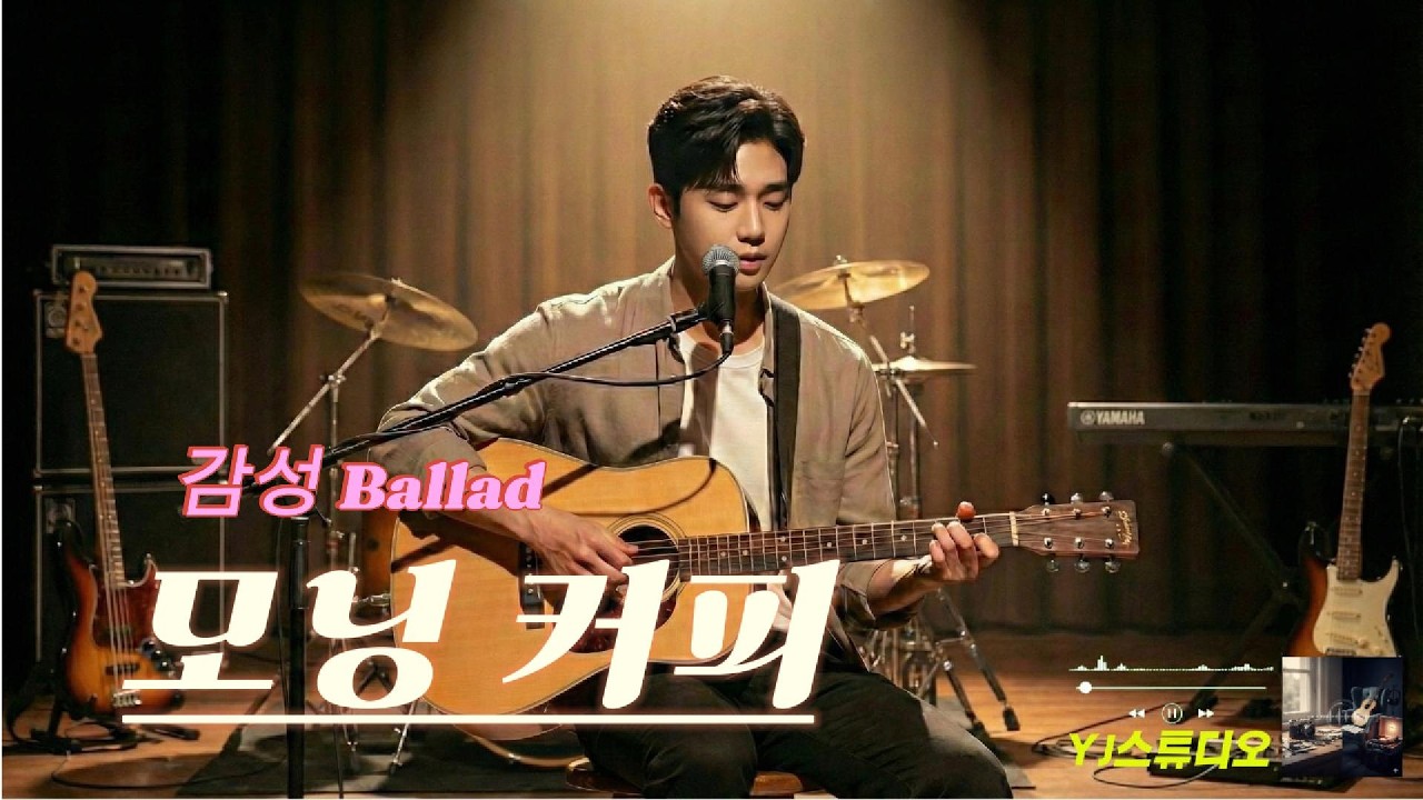 감성 팝 발라드 🎵 모닝 커피 🎸 1시간연속듣기 🎹 Morning coffee kpop 🎧 Emotional Pop Ballad