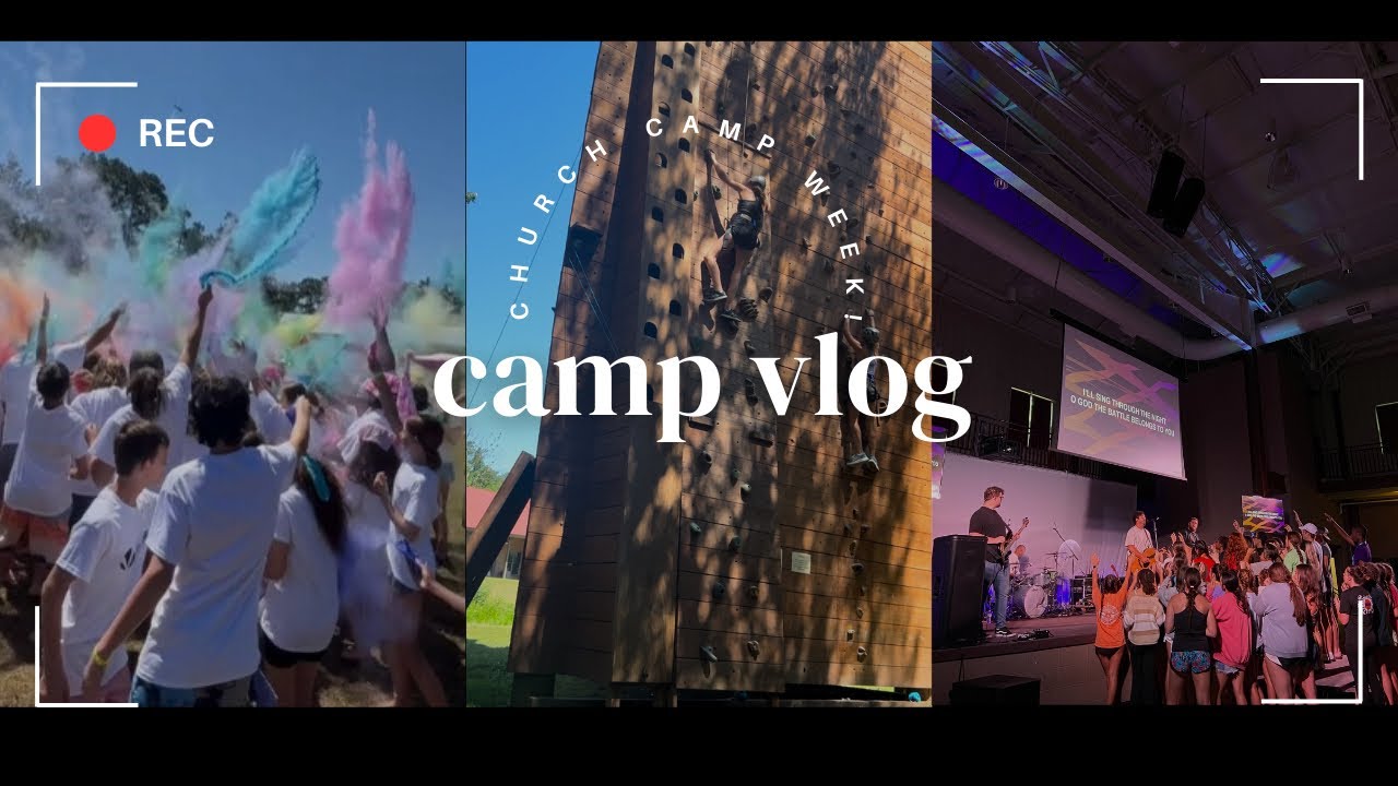 CHURCH CAMP VLOG!!! // Flat Rock, NC // Rock Climbing, Lip Sync Battle, and more!