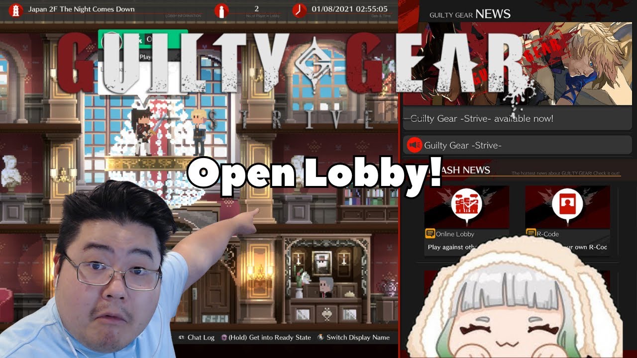 Day 7.75 of playing GG Strive. Open Lobby w/@nienzygaming ! Anyone Can Join!