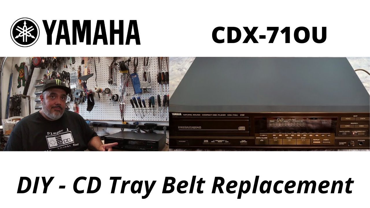 DIY Yamaha CDX 71OU:  Belt Drive Replacement