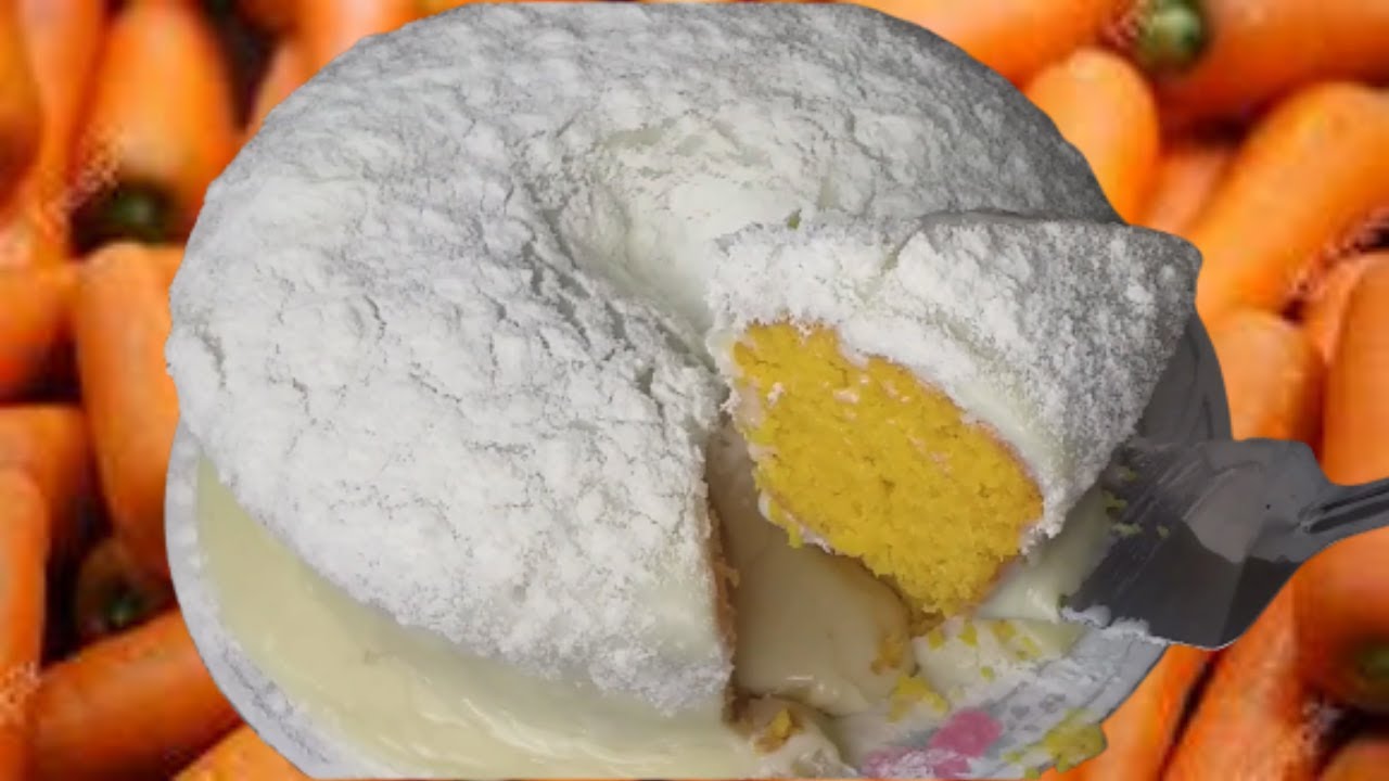 BOLO  DE CENOURA COM LEITE NINHO