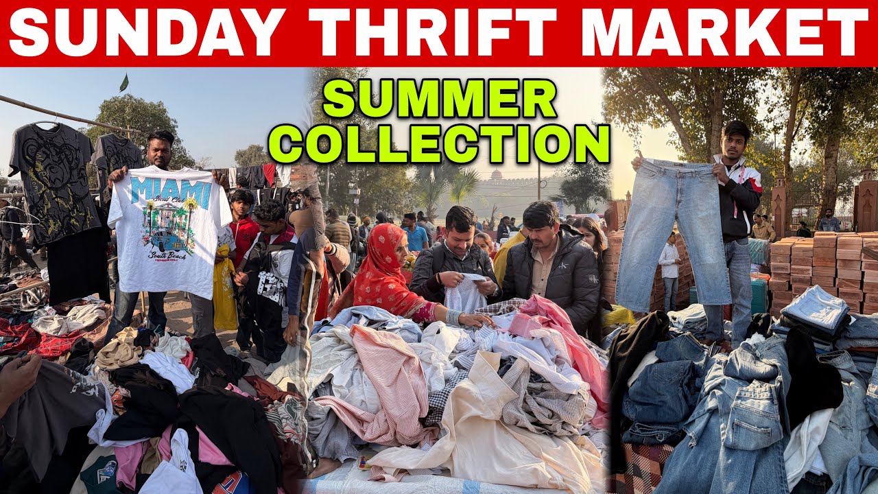 Sunday Thrift Market | Lal Kila Sunday Market | Boys Summer Collection 2026 