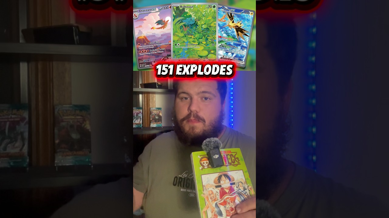 Pok&eacute;mon 151 Is Exploding!!!! #collectiblecards #shorts