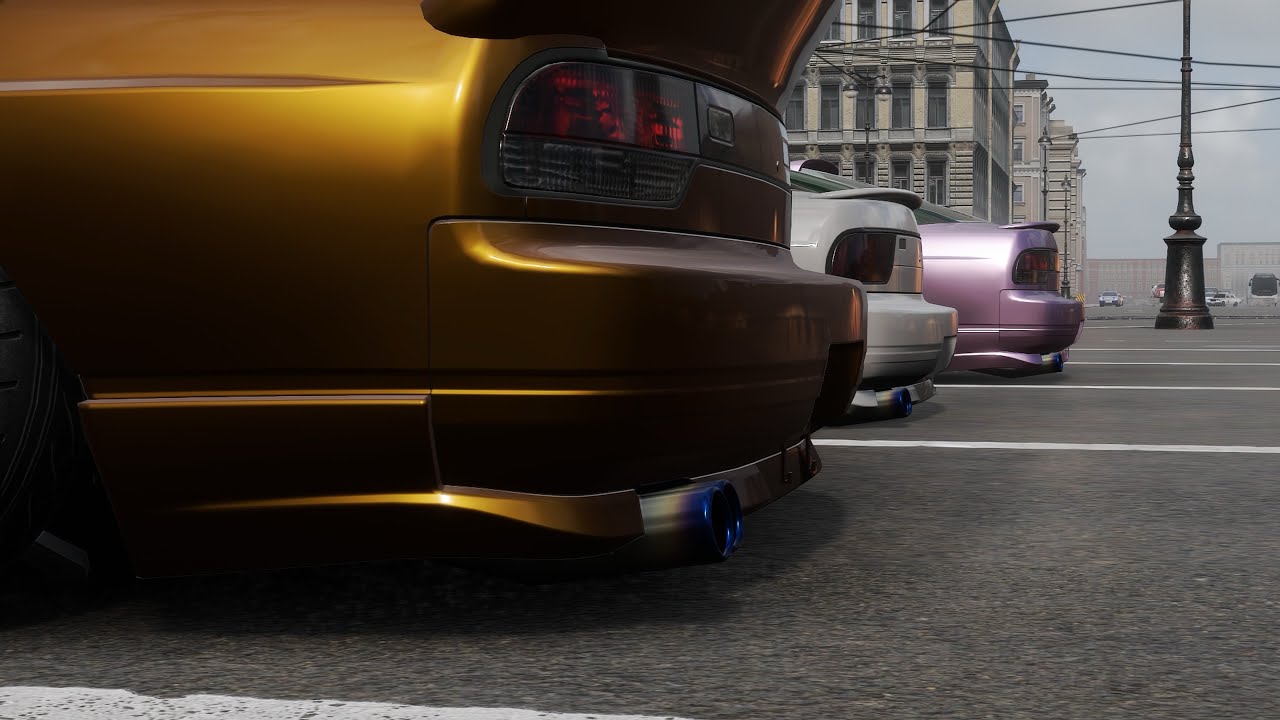 【carx】かっこいい車高短、鬼キャンのグループ　(joint Ｍsteel)