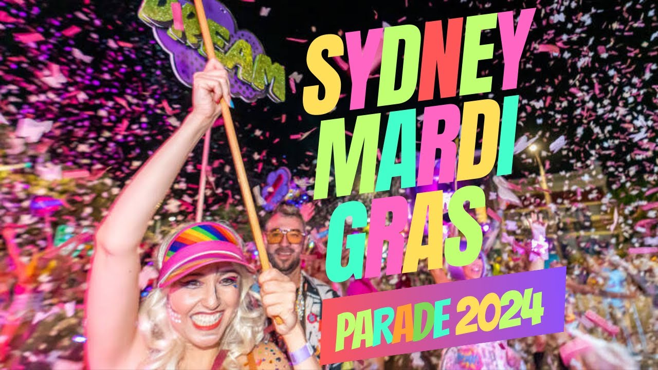 [4K] Sydney Gay and Lesbian Mardi Gras Parade 2024 #australia #lgbt