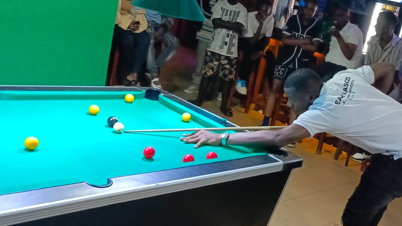 Joseph Kasozi vs Joseph Rwotokonya.  IRISH BAR 64-MAN COMP, RACE TO 5