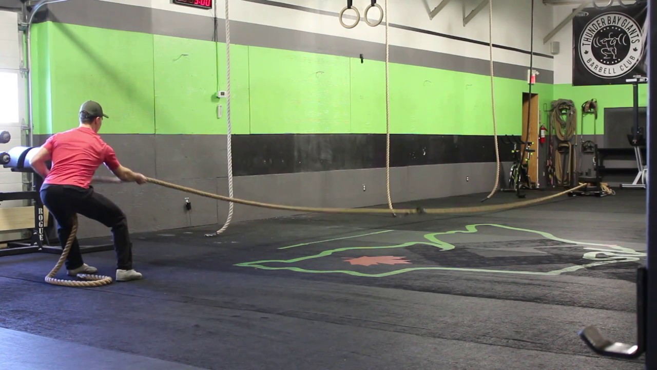 Hand Over Hand Sled Pull Demo - Progressive Strength & Conditioning