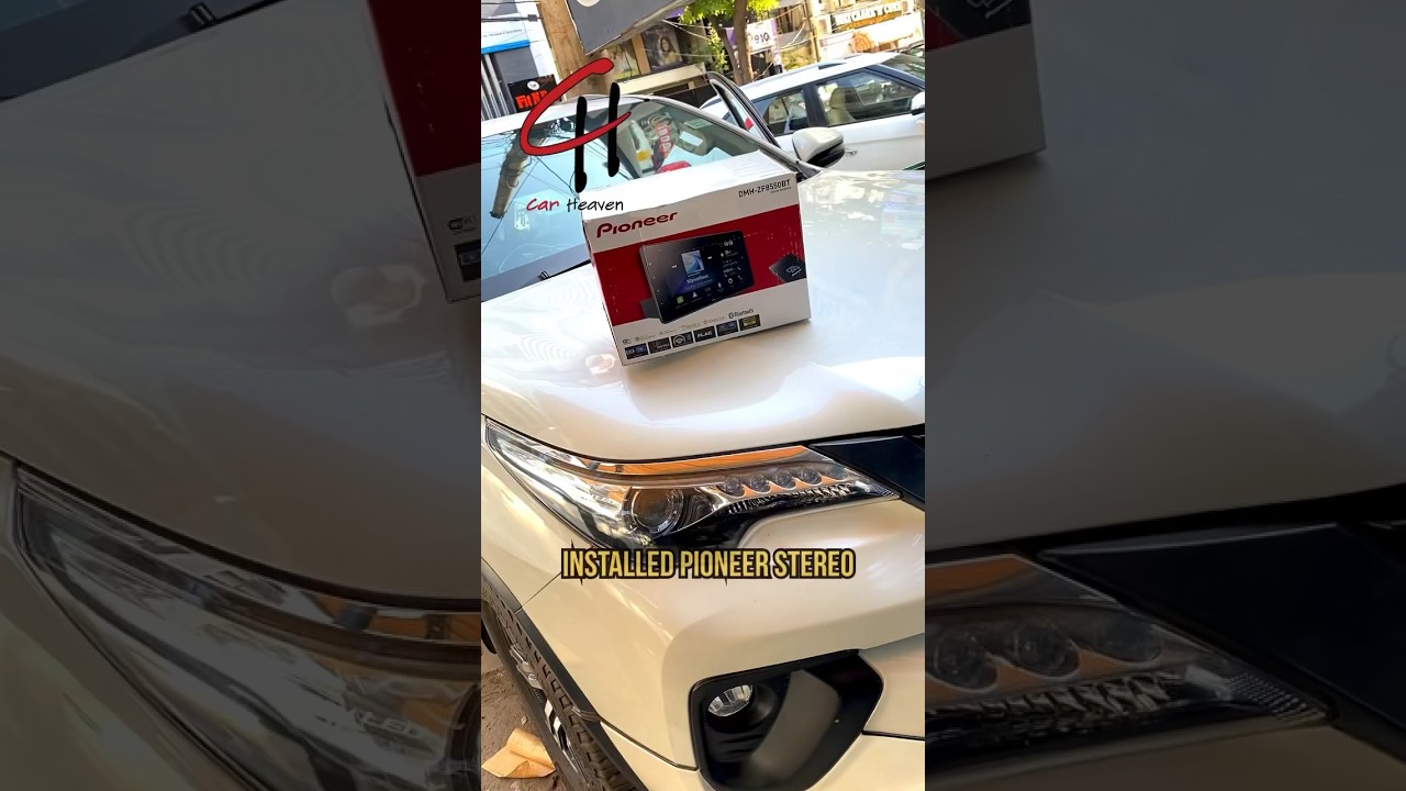 Installed Pioneer Stereo in Fortuner 🔧✅🚘 #automobile #car #trending