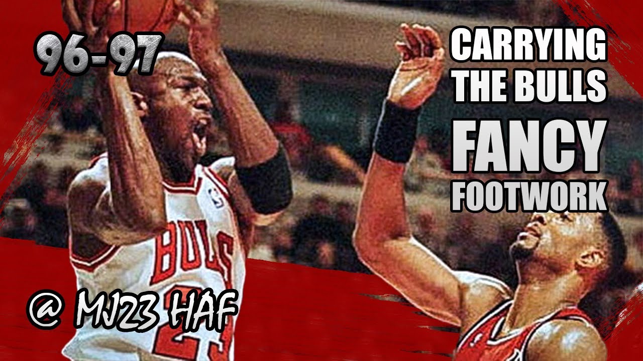 Michael Jordan Highlights vs Heat (1996.12.07) - 37pts, FANCY FOOTWORK!