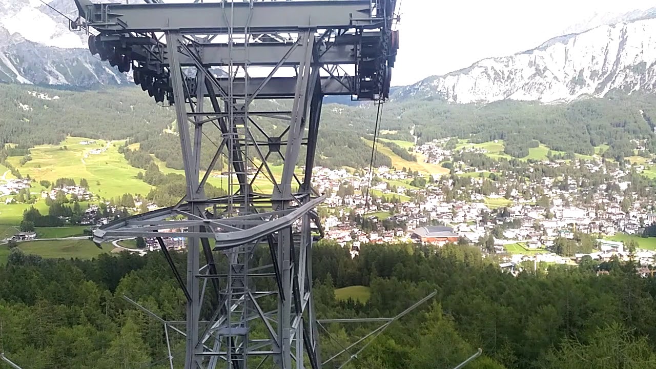 Funivia Freccia Nel Cielo Discesa col Druscie'-Cortina D'Ampezzo