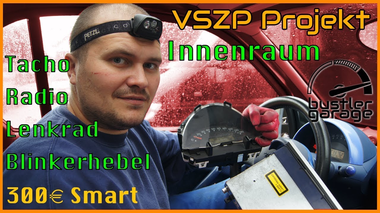 300€ Smart 450 ForTwo VSZP Projekt |  Innenraum - Lenkrad Radio Tacho Blinkerhebel tauschen | Teil 6