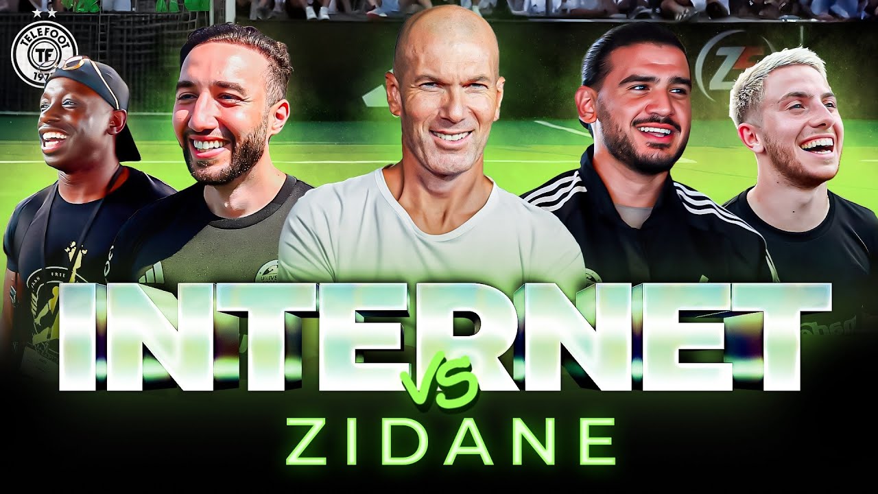 Dans les COULISSES des matchs ZIDANE vs INTERNET ! (Universe Football avec Amine, Billy, Michou...)