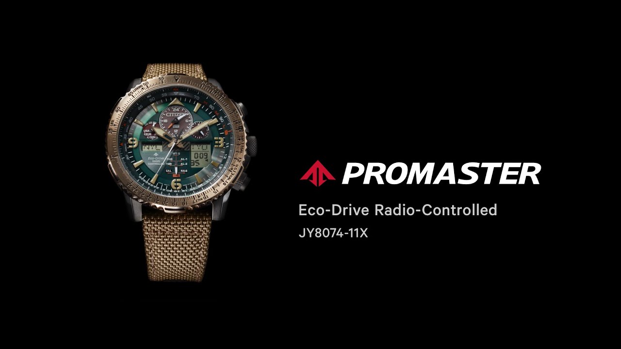 PROMASTER Eco-Drive Radio-Controlled JY8074-11X｜The MOMENT of ADVENTURE