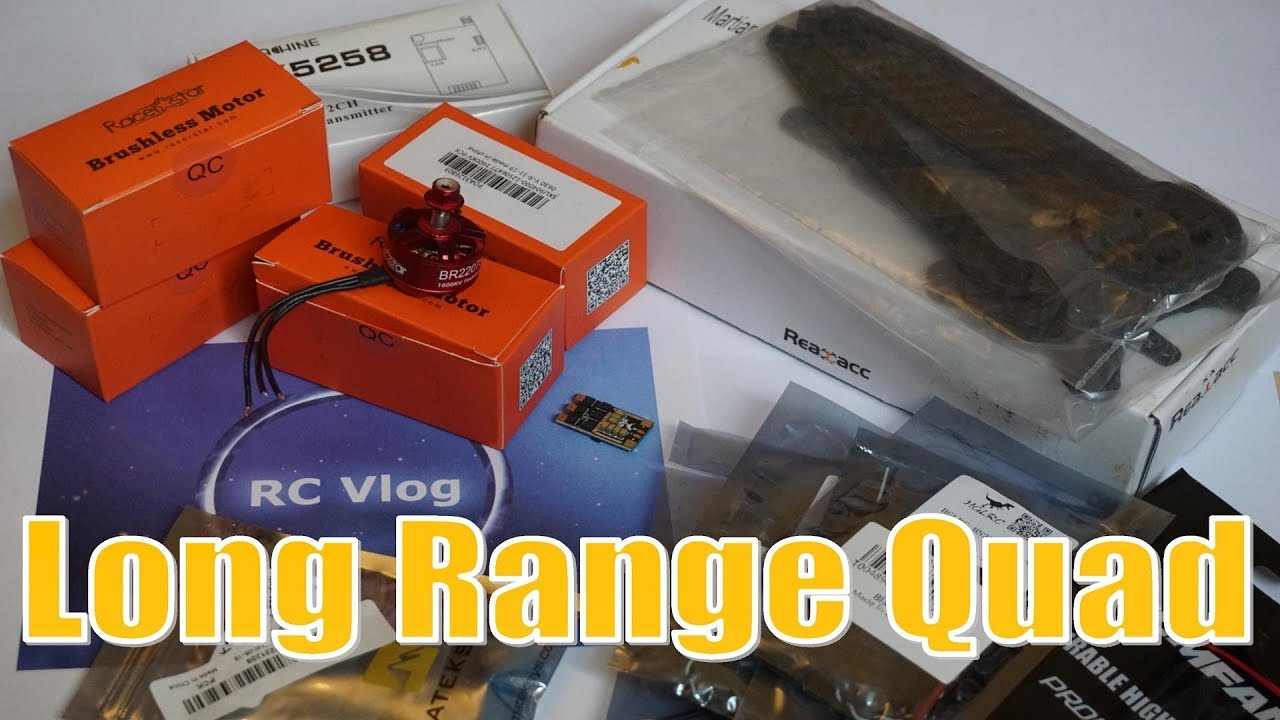 Long Range Quad - комплектующие для дальнолета. Realacc Martian IV. Banggood