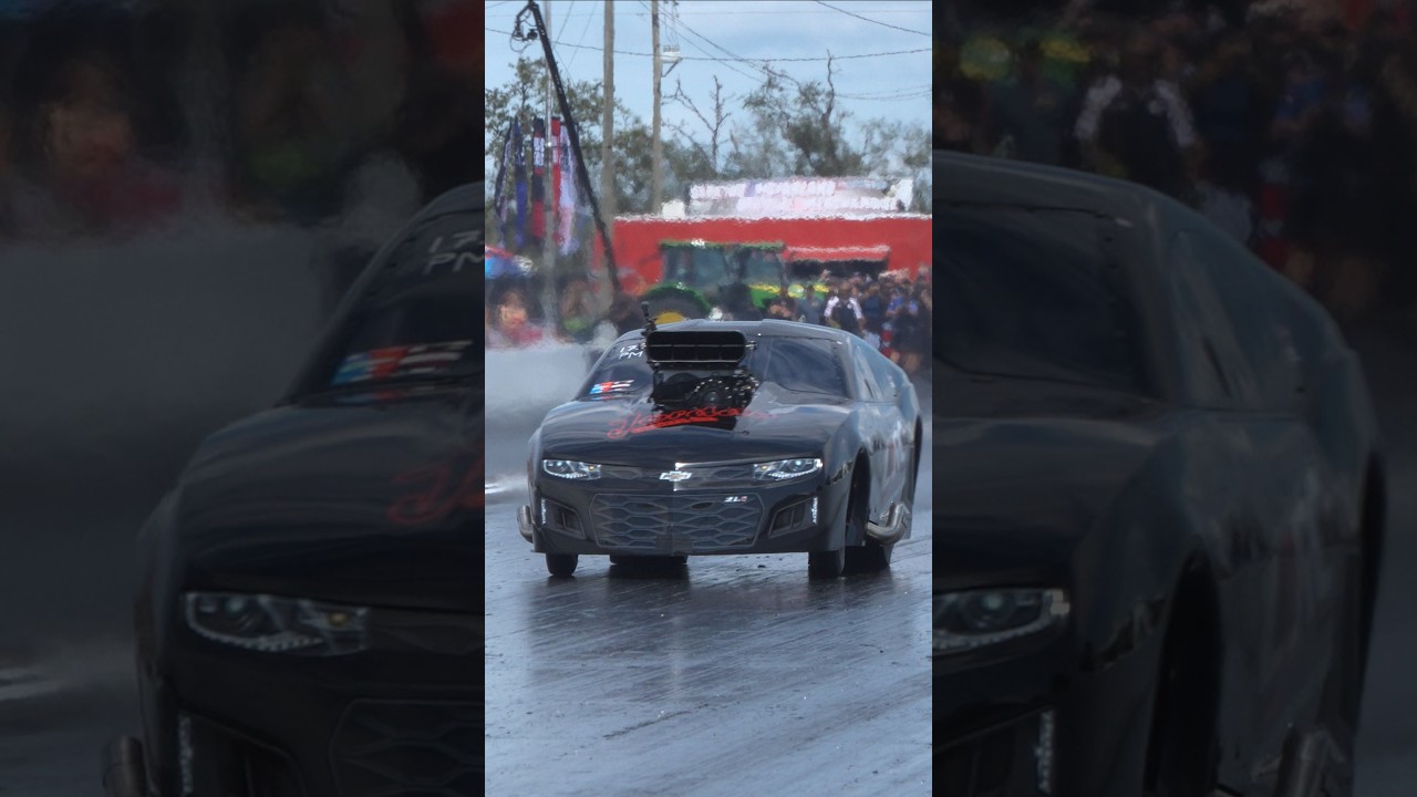 Kye Kelley driving Uncle Larry to a Round 1 win at World Series of Promod!