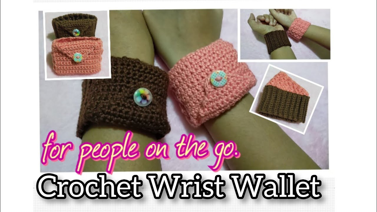 Crochet Wrist Wallet || Wrist Coin Purse