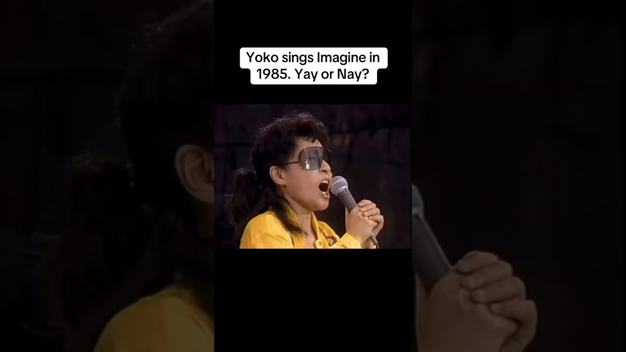 Yoko Ono Performing  