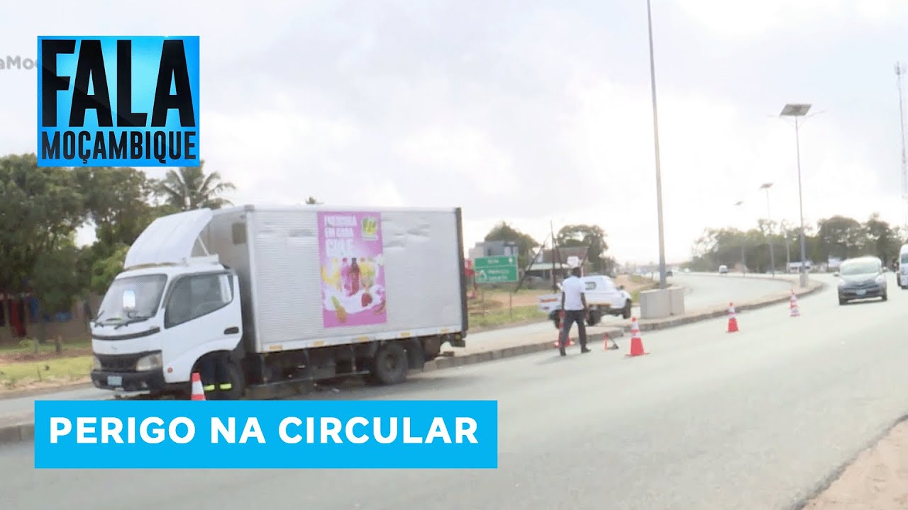 Camioneta despista e embate contra separador central em Marracuene