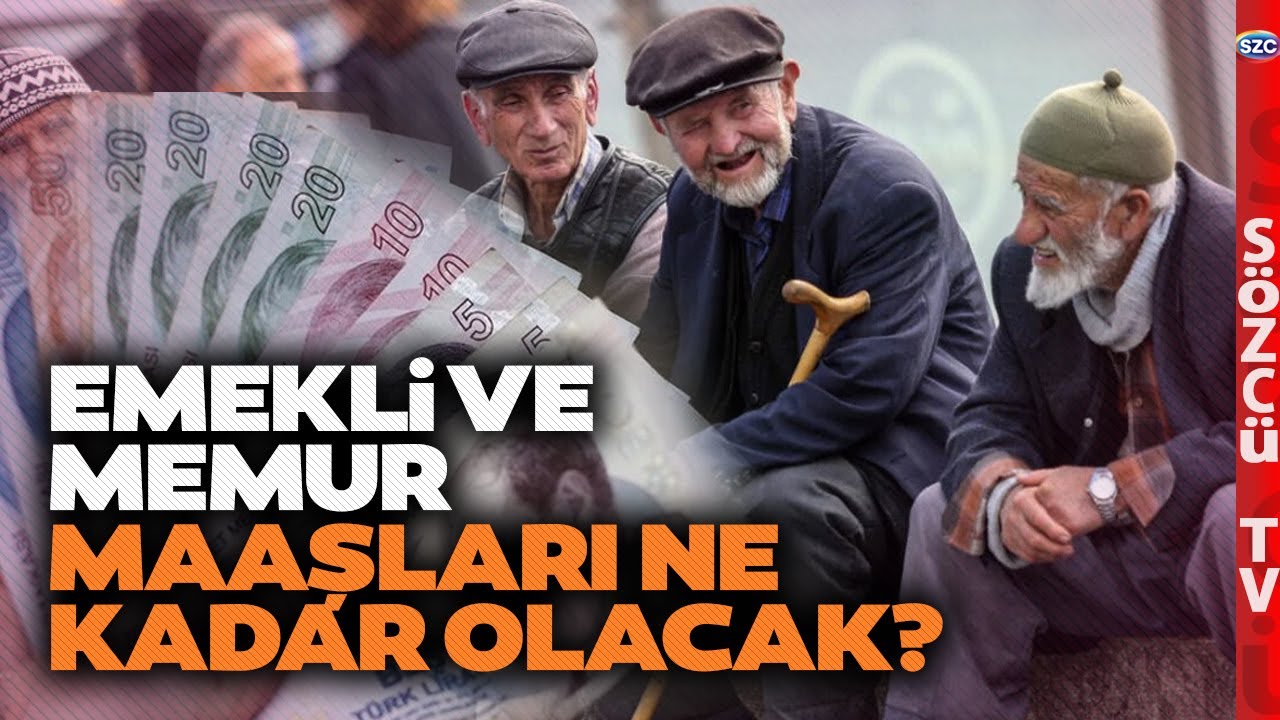 En D&uuml;ş&uuml;k Emekli ve En D&uuml;ş&uuml;k Memur Maaşında Rakamlar Ortaya &Ccedil;ıkıyor!