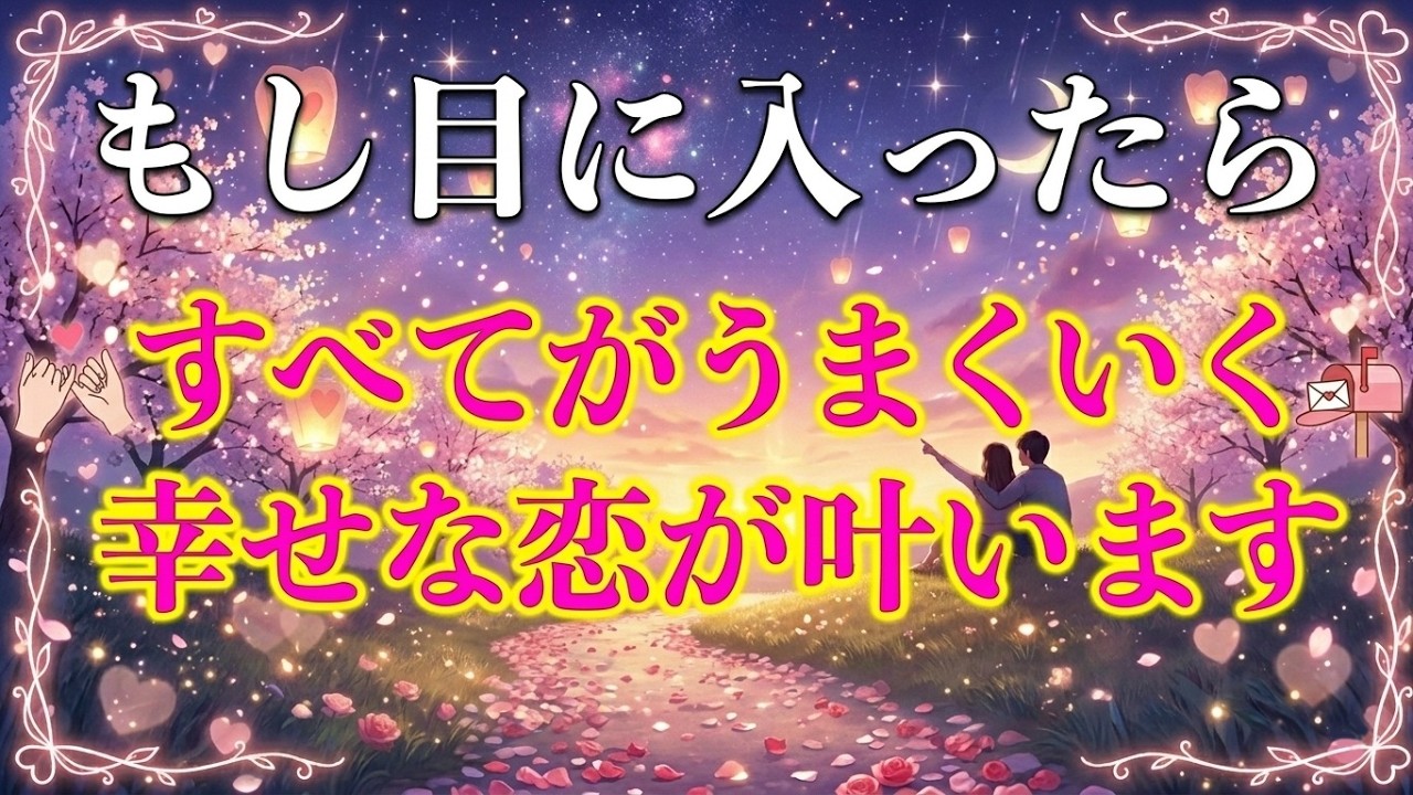 ※的中率96％!! なぜか本当に急展開してしまう不思議なパワーを宿した波動です。見れた人は見えない力が味方に付きます❤️運よく聴けた人は涙が出るほど嬉しいことが起こり最高の展開になるサイン❤️