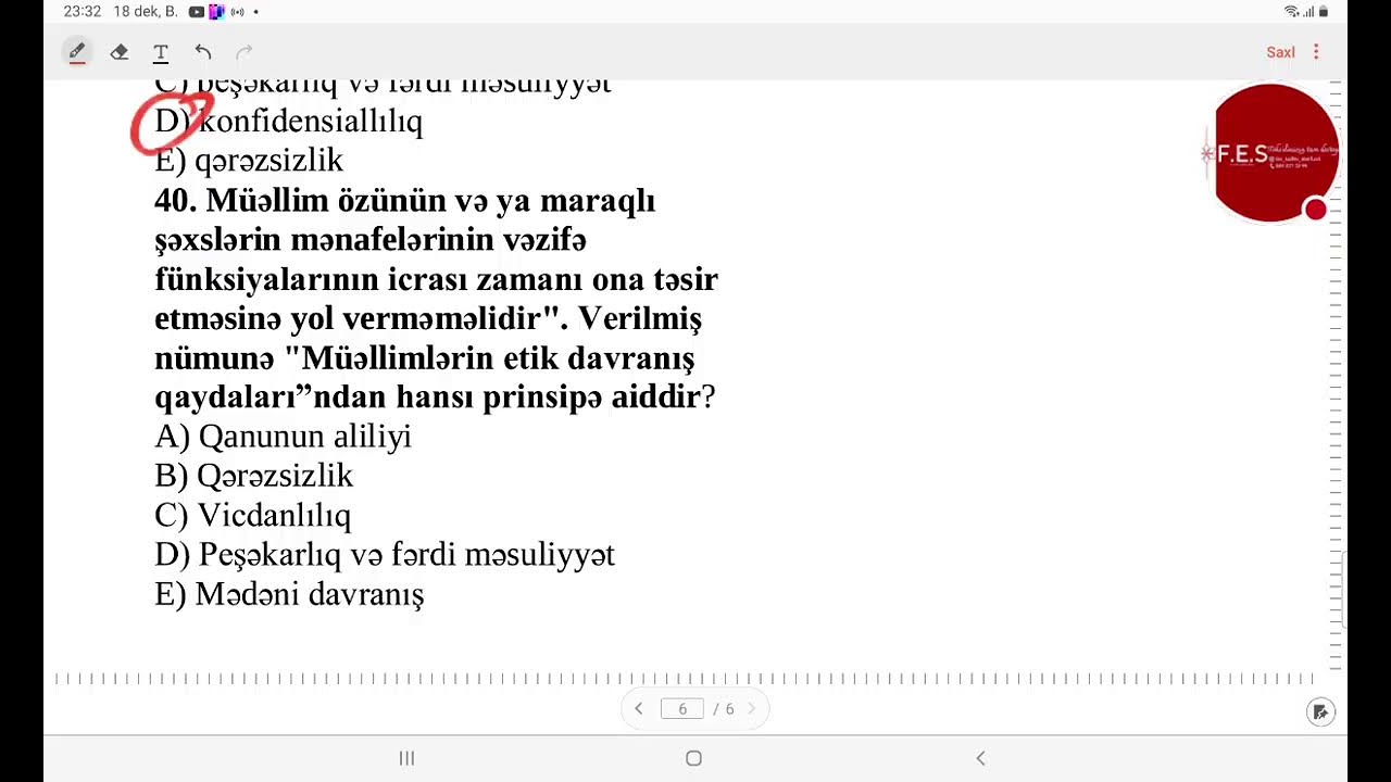 Kurikulum Ödənişsiz  Qəbul Sınağı