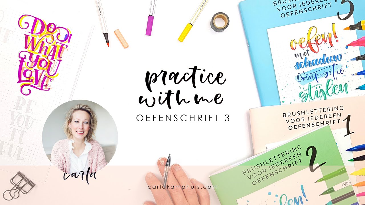 Carla Kamphuis - Brushlettering Do What You Love (Tutorial Video)