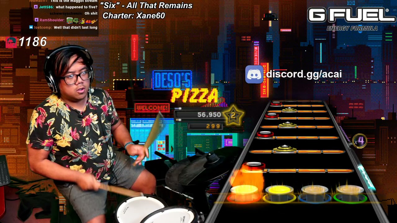 Acai goes BEAST mode on drums