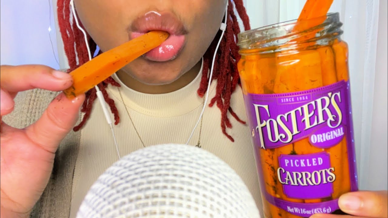 ASMR | Pickled Carrots 🥕 Crunchy Eating Sounds