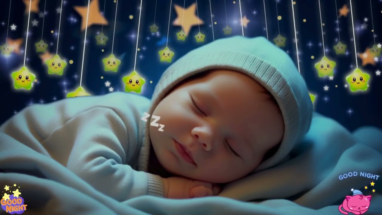 Overcome Insomnia in 3 Minutes 🎵 Sleep Instantly 🌙 Baby Sleep Music 😴 Mozart Brahms Lullaby