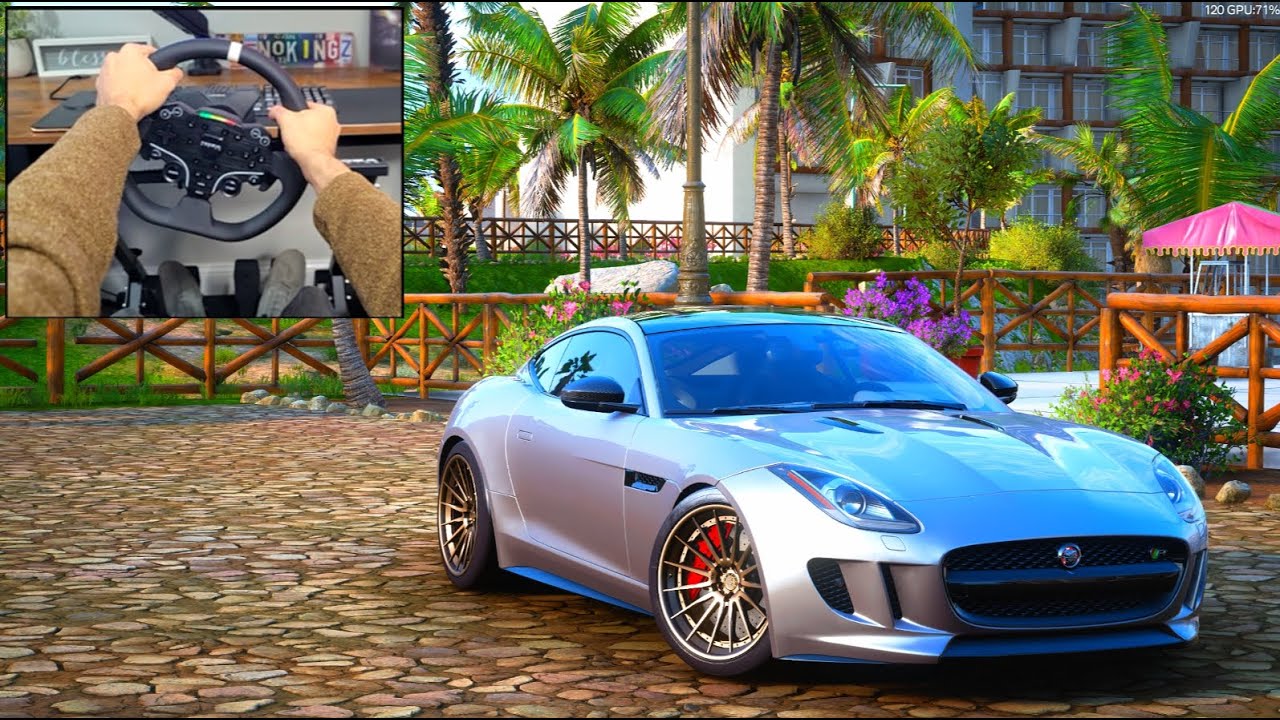 Jaguar F-Type R Coupe | Forza Horizon 5 / Steering Wheel Gameplay