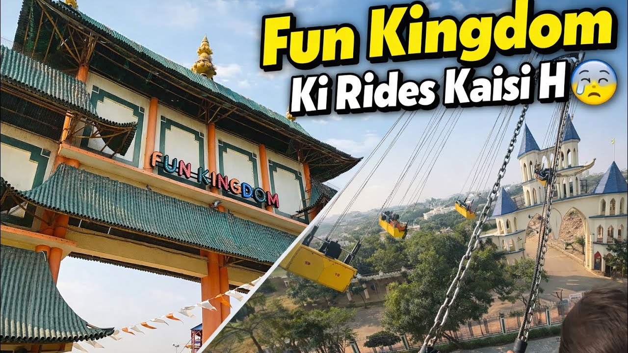 Socha Nhi Tha Fun Kingdom Ki Rides Aisi Hogi 😱😱||bohot maza Aaya Fun Kingdom Mein || bohot karnak🥵🥵