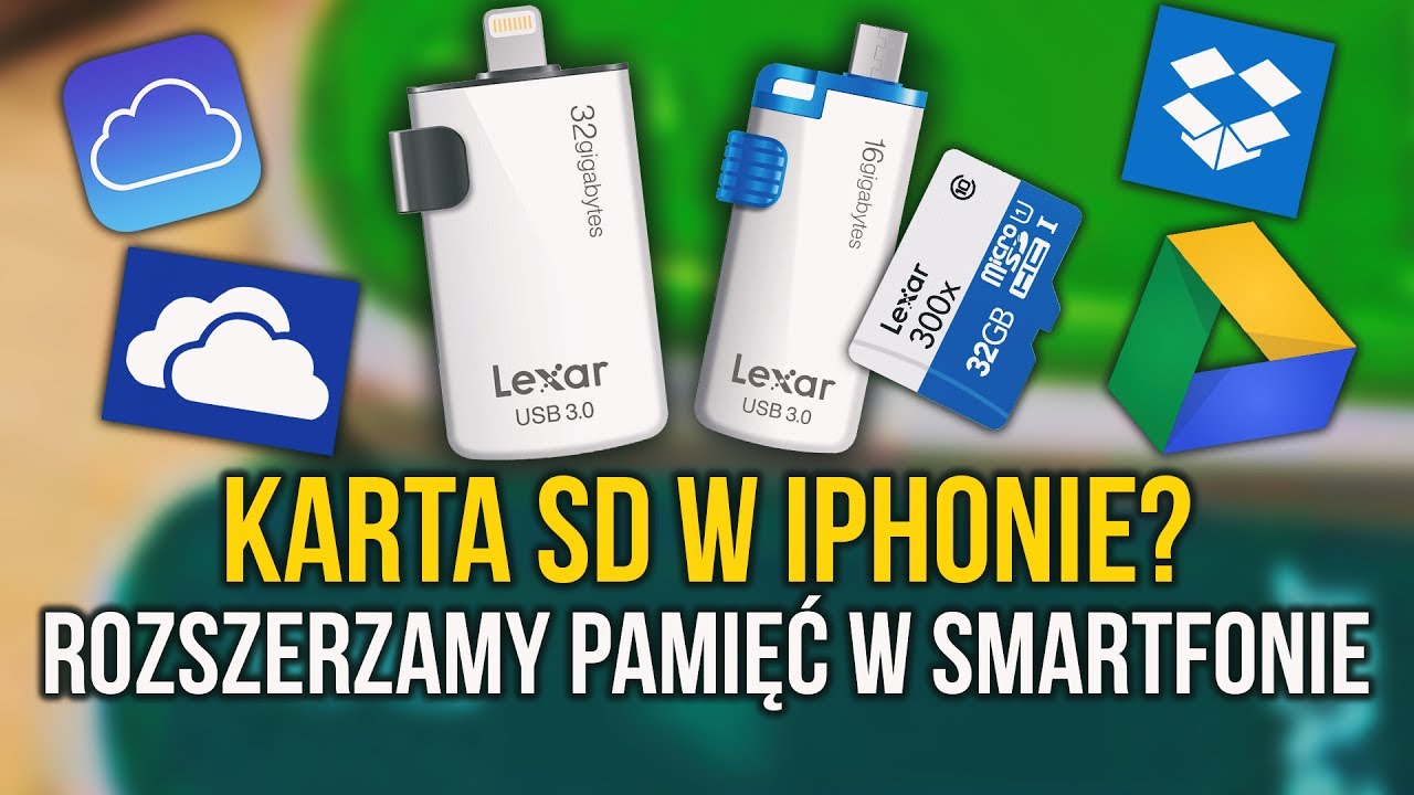 Karta microSD w iPhonie?  Rozszerzamy pamięć w Smartfonie!