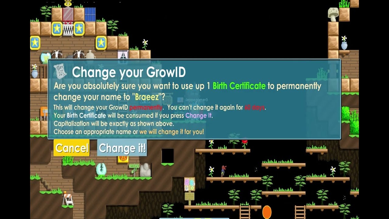 Growtopia changing name + channel update