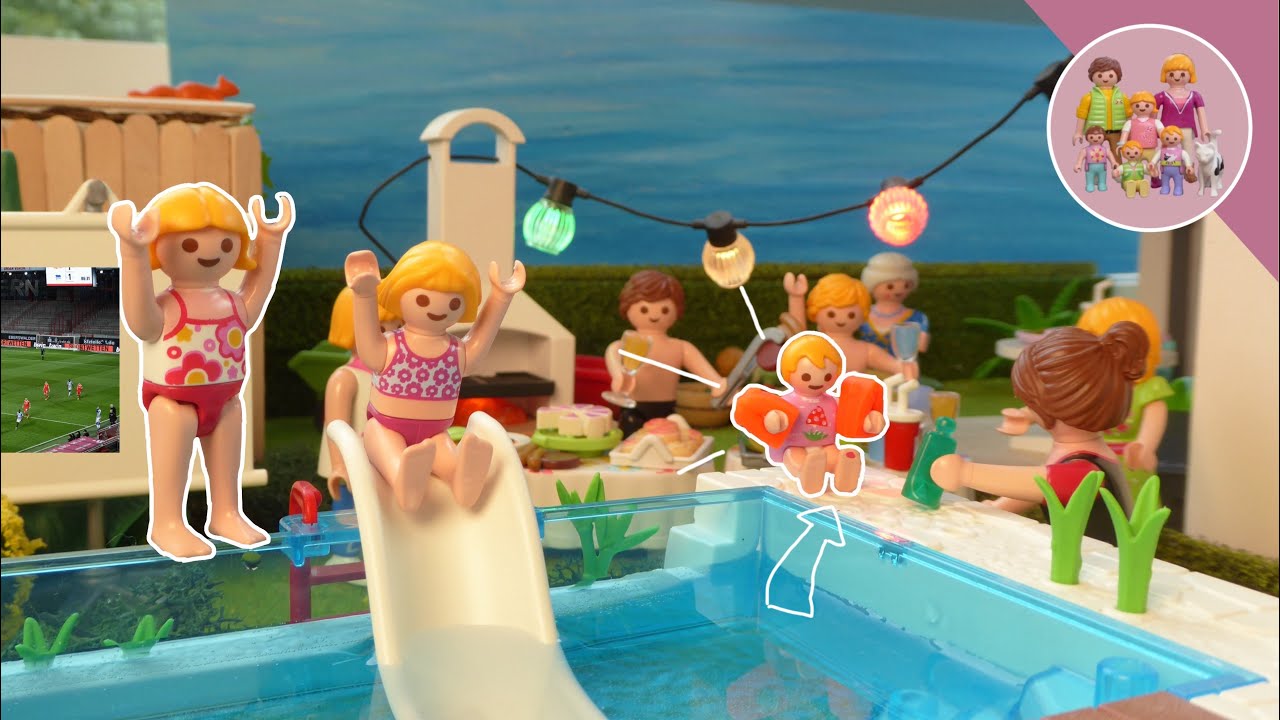 Die Sommerparty mit EM schauen // Playmobil Film deutsch// Der Bienenstich