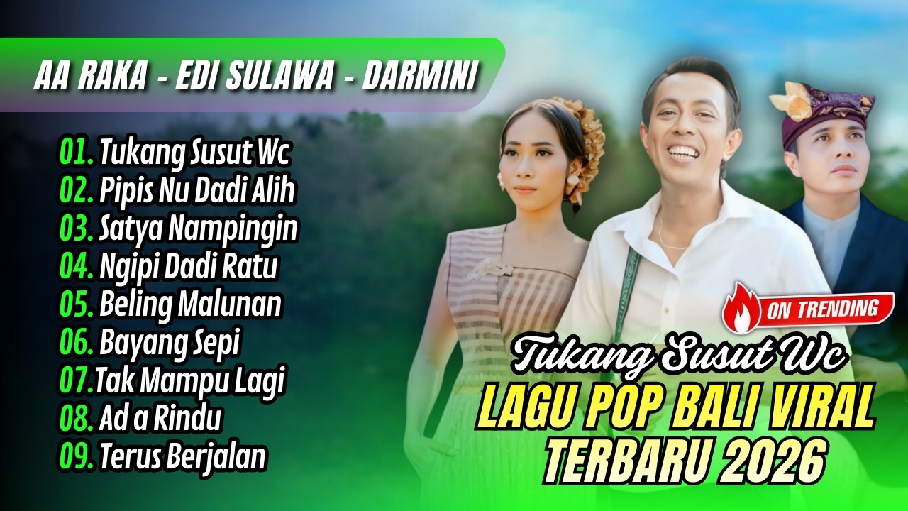 TUKANG SUSUT WC - AA Raka Sidan | Edi sulawa ft Darmini - PIPIS NU DADI ALIH || LAGU BALI TERBARU