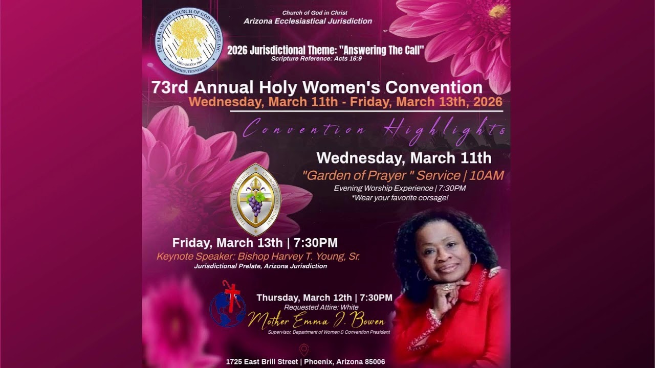 73rd Annual Holy Women's Convention- Thursday Night