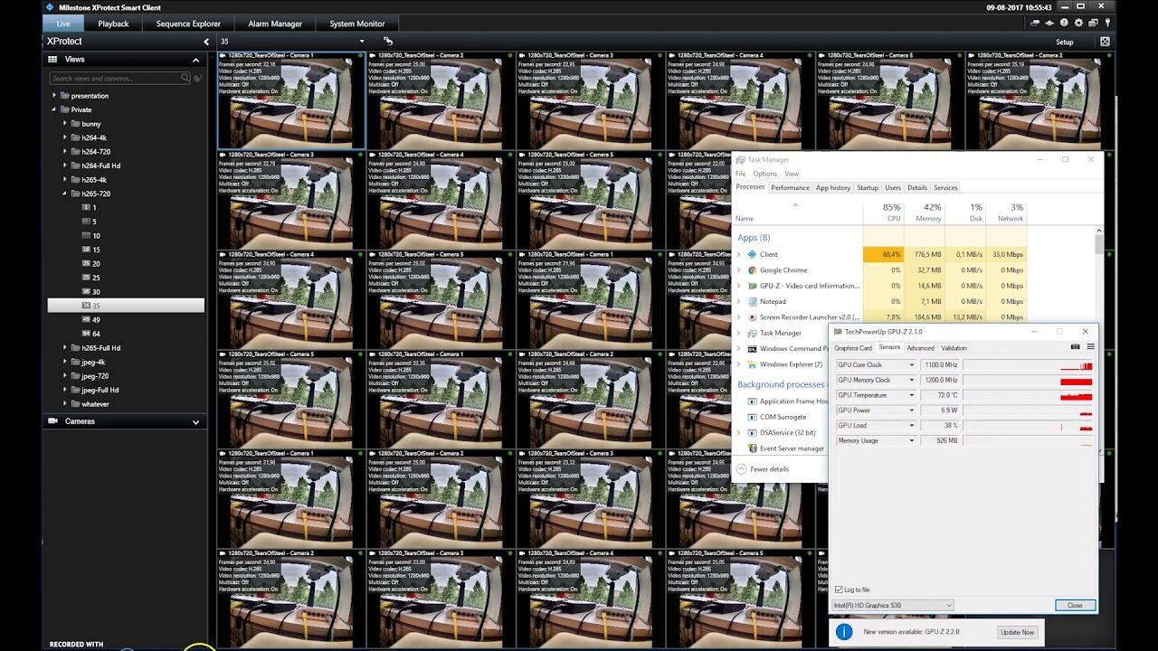 Hardware Acceleration on XProtect&reg; Smart Client