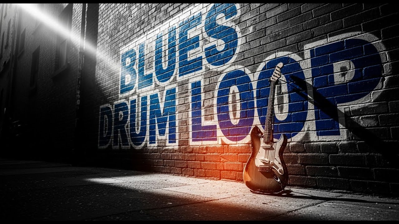10 min long Blues Drum Loop at Medium Speed Elevate Guitarist Skills