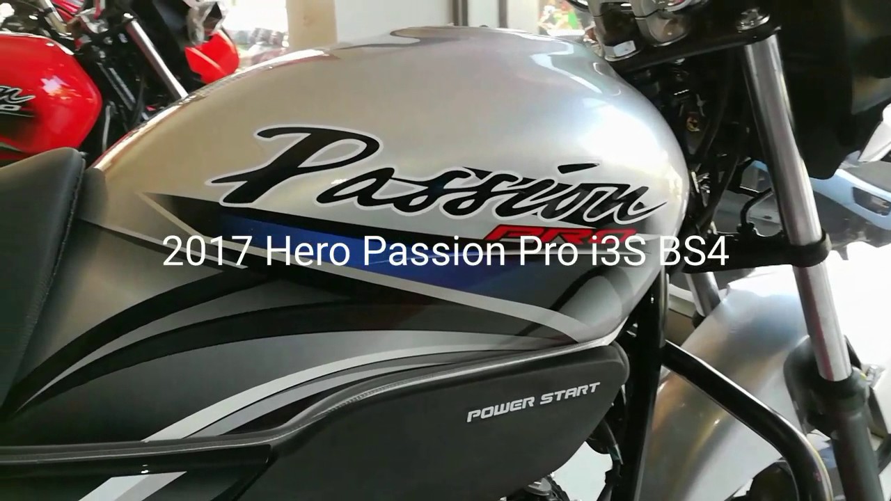 2017 Hero Passion Pro i3S BS4 & AHO