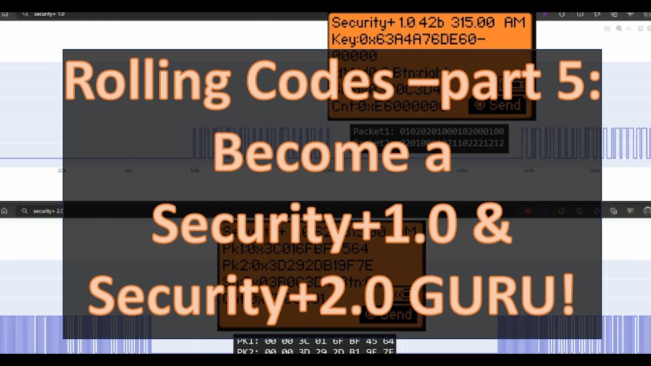 [81] Flipper Zero - Rolling Codes part 5 : Security+2.0