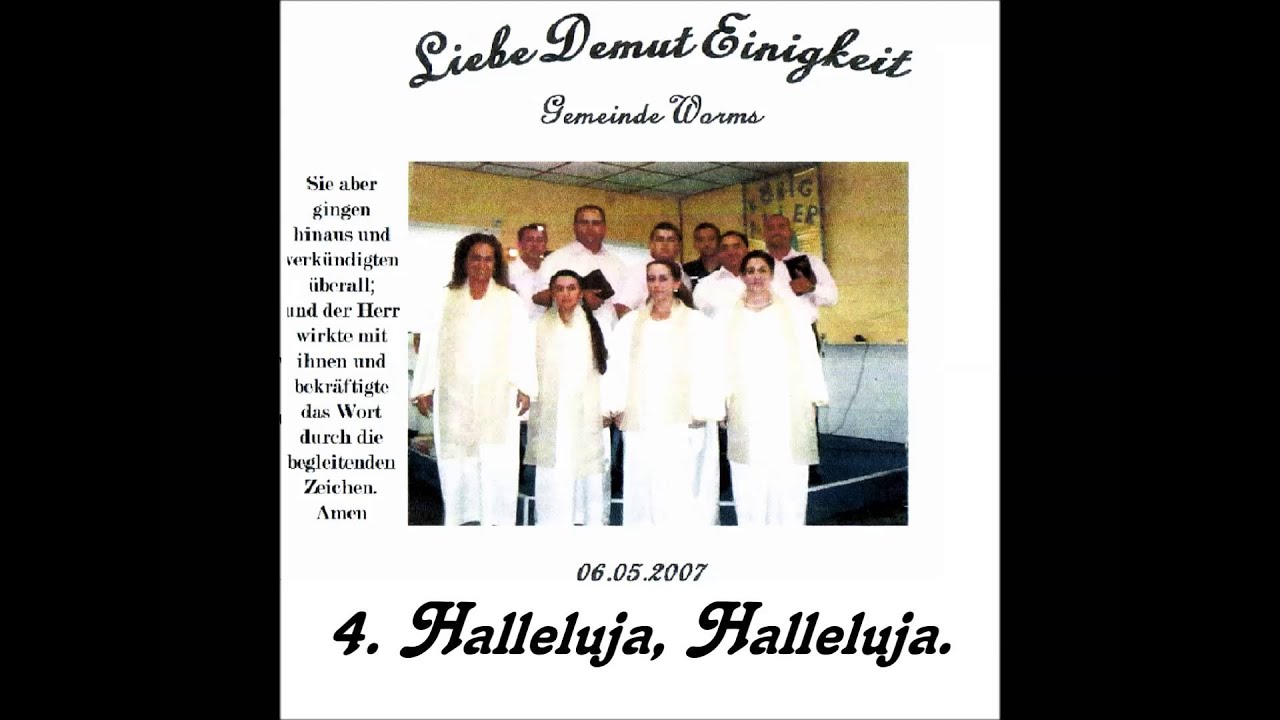 4  Halleluja, Halleluja