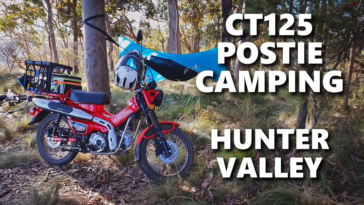Honda CT125 Hammock-Camping (Postie, Trail 125, Hunter Cub) - Hunter Valley Australia