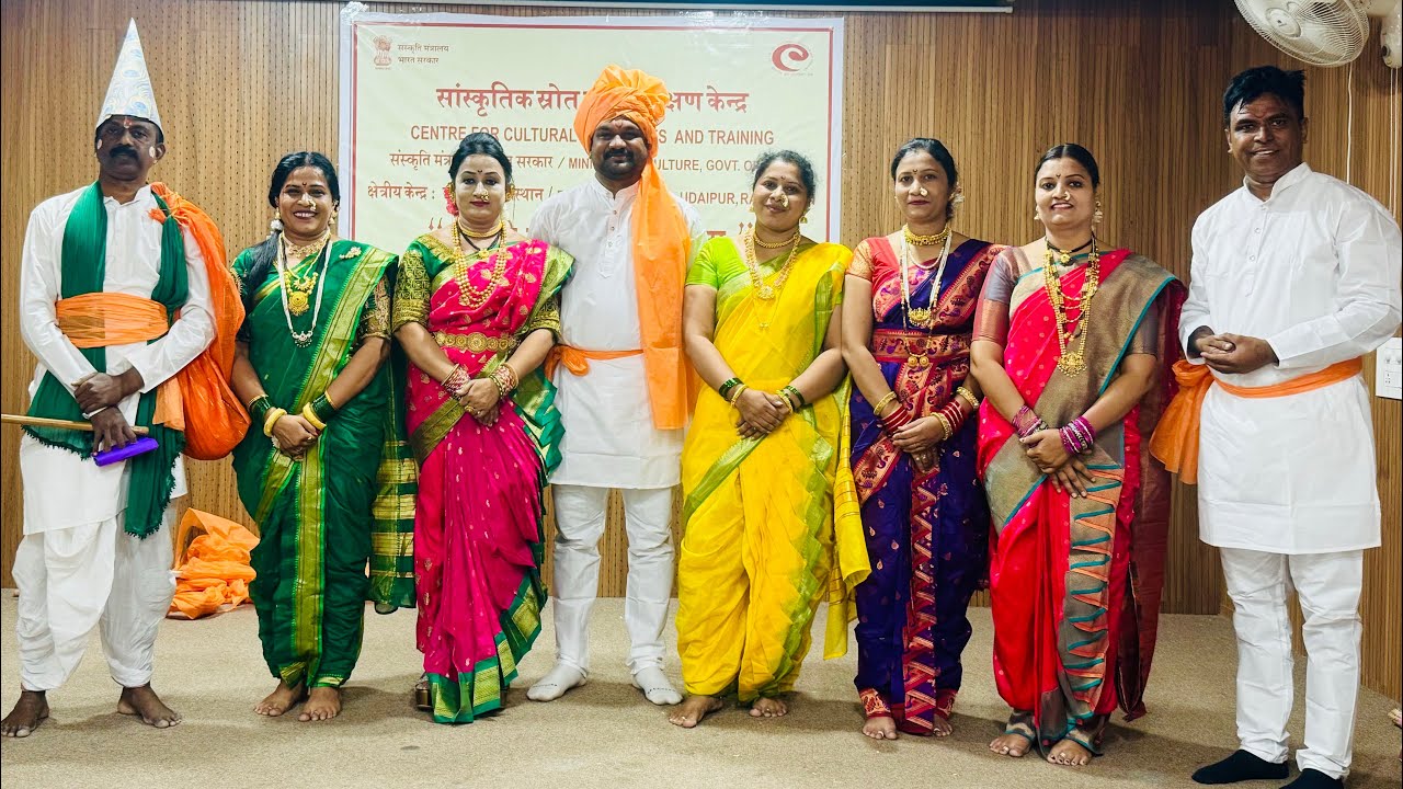 महाराष्ट्र दर्शन 🚩🚩🎶|C.C.R.T. Udaipur,Rajasthan🎭|National Training#chandasarsekar #scert #ncert #zp 