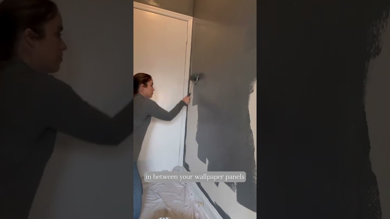 Wallpaper tip to save: If you’re thinking about installing a dark patterned wallpaper, do this