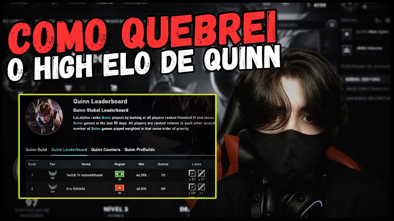 95% WR COM QUINN NA SOLOQ? (Como Cheguei ao Challenger Só com Essa Estratégia)